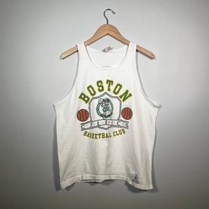 Vintage 80s boston celtics nutmeg tank top